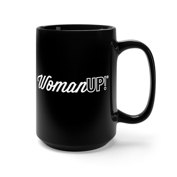 WomanUP!® Black Mug
